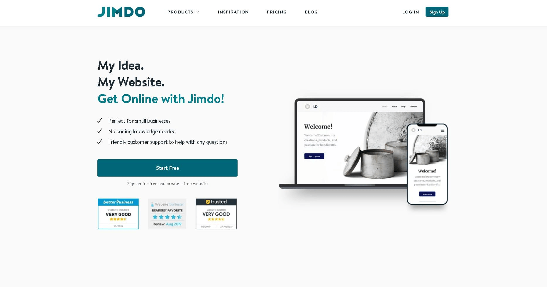 Jimdo是目前为止製作免費網站中比较优秀的平台之一 Jimdo是目前为止製作免費網站中比较优秀的平台之一